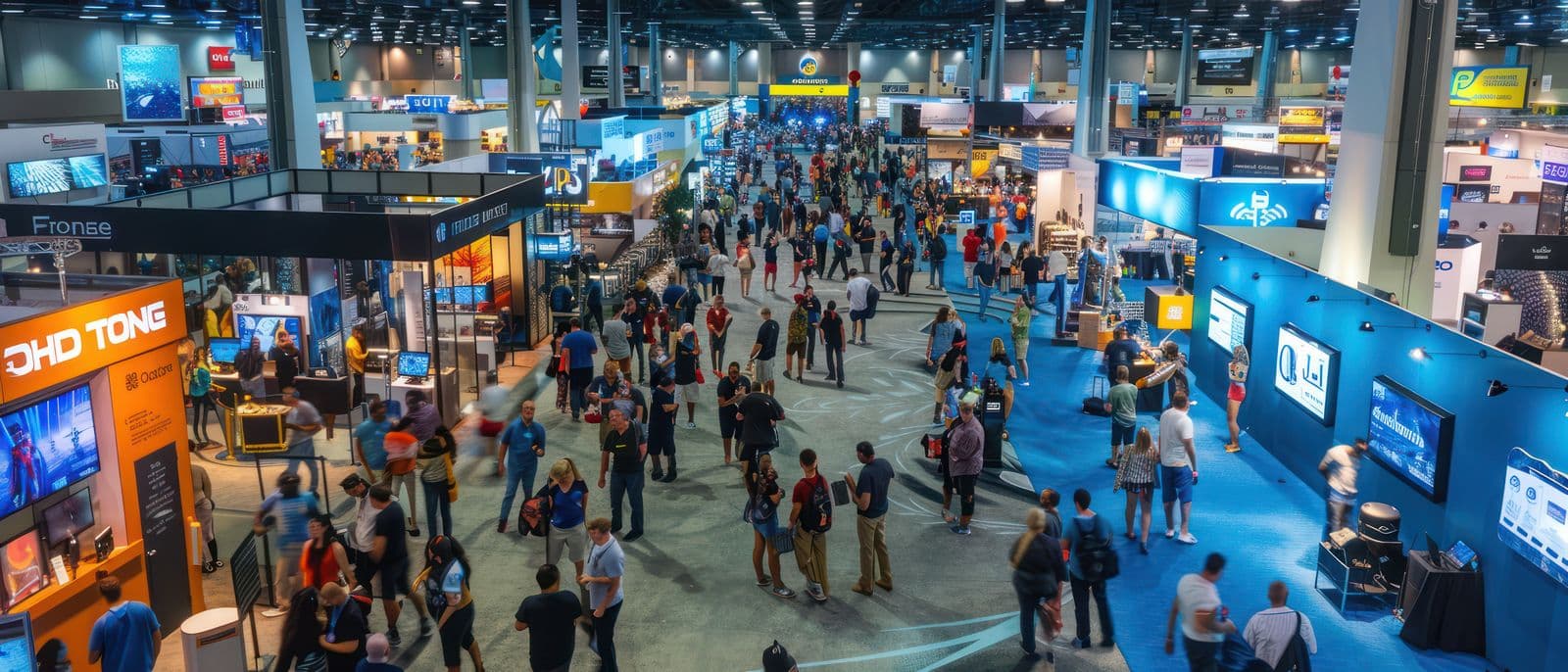 Large convention hall representing the diverse environments Landmark Logix advises