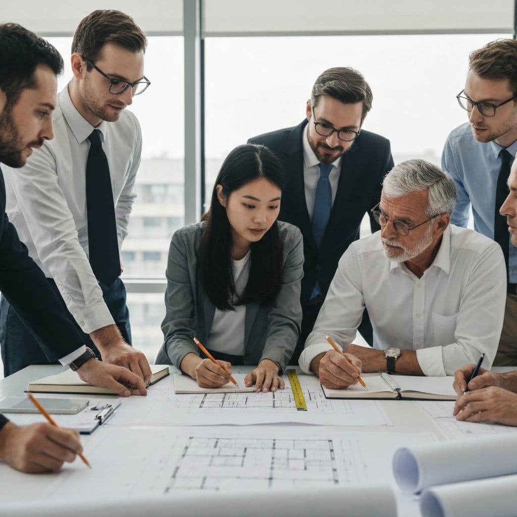 Architectural drawings and blueprints