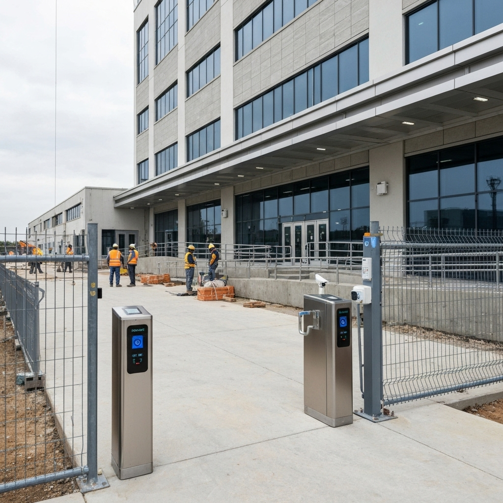 Government facility construction with advanced security and accessibility features